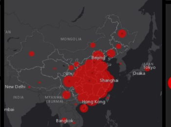 Coronavirus: aggiornati con la mappa online in real time