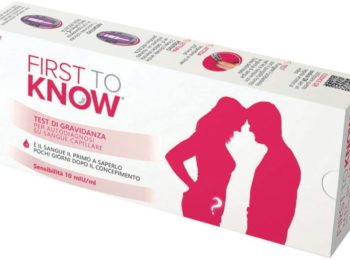 Il primo test di gravidanza fai da te su sangue: First To Know®